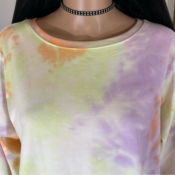 💥NWT💥 WildFox Sherbet Colorful Tie Dye Sweatshirt Size XL - Picture 3 of 6